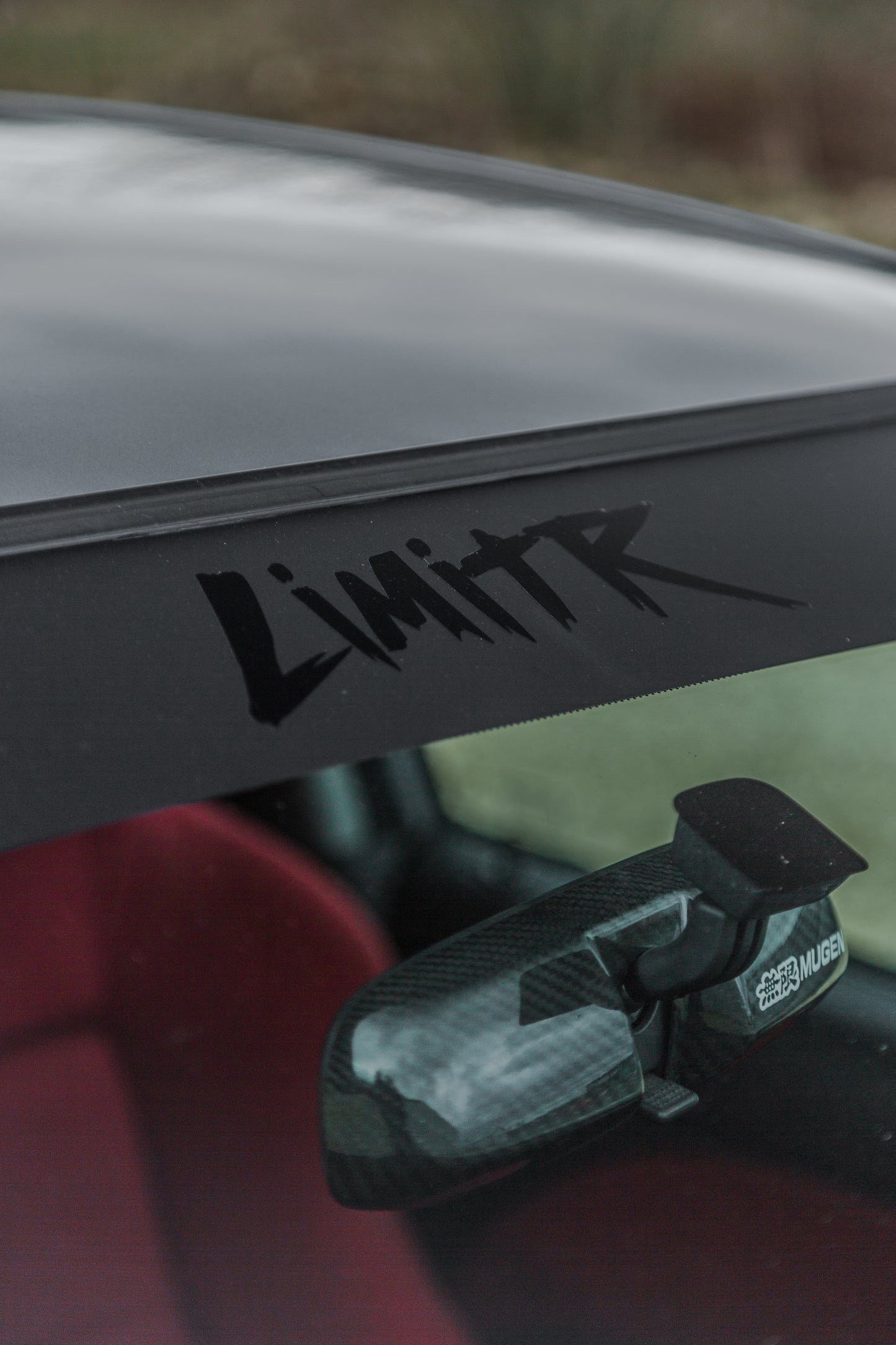 Script Logo Windscreen Banner