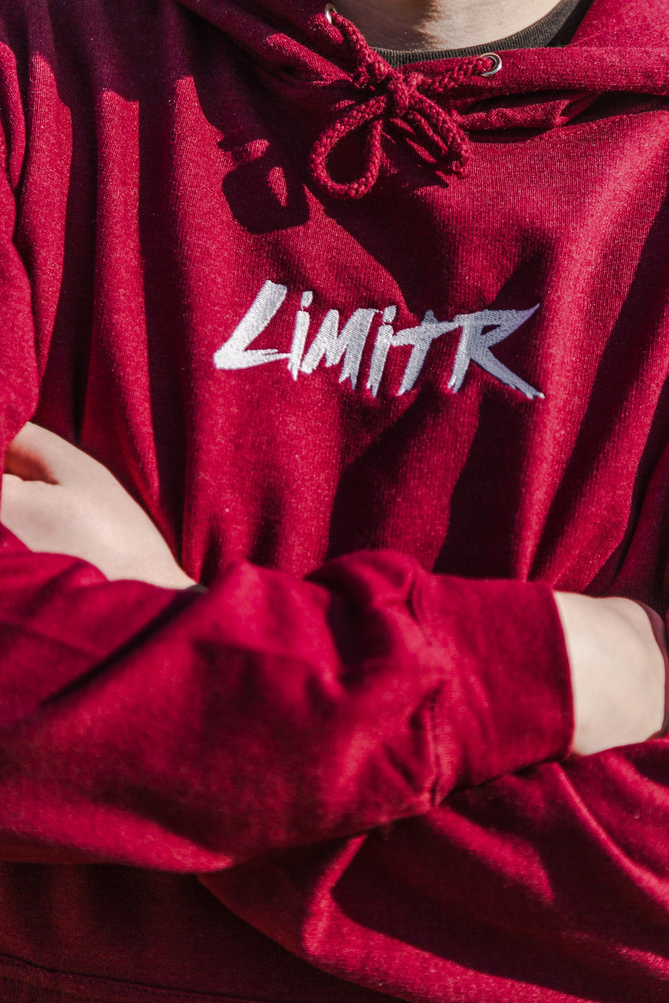 Script Logo Embroidered Hoodie