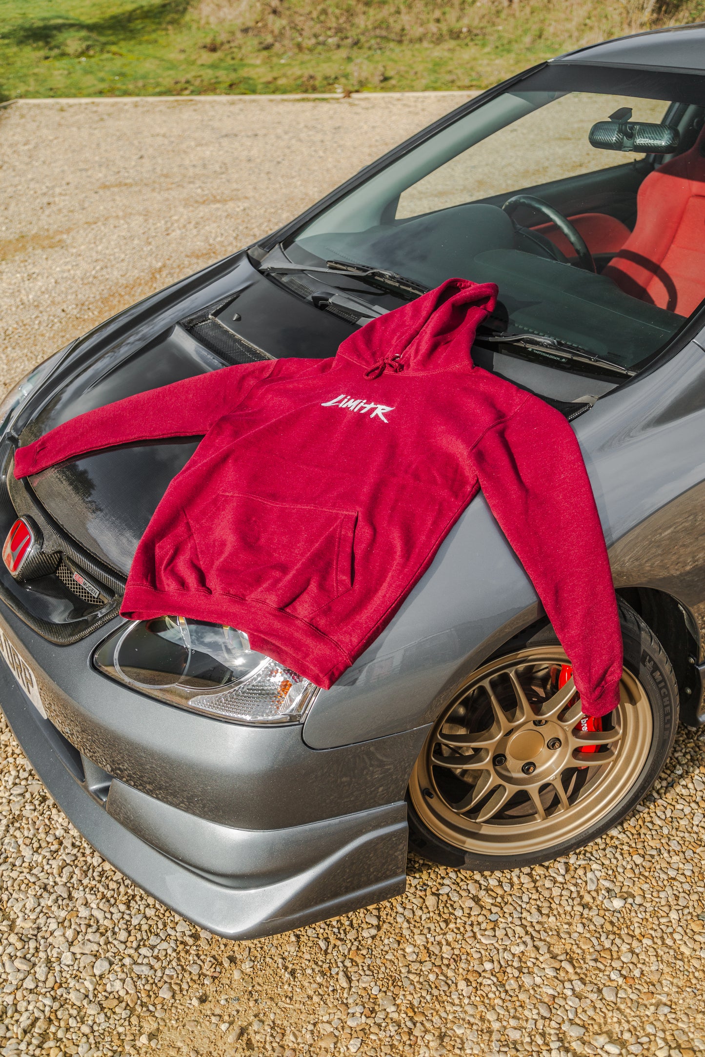 Script Logo Embroidered Hoodie