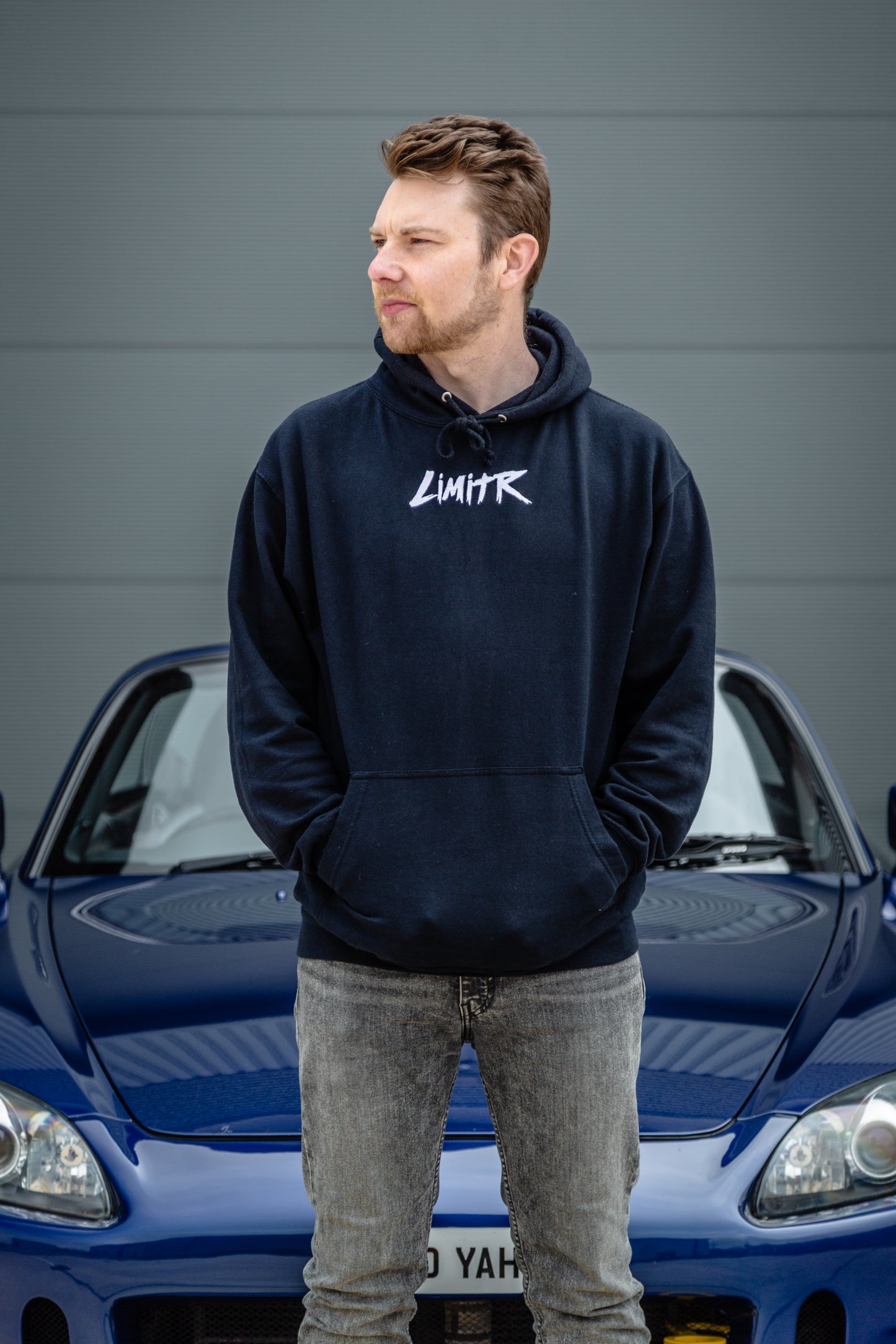 Script Logo Embroidered Hoodie