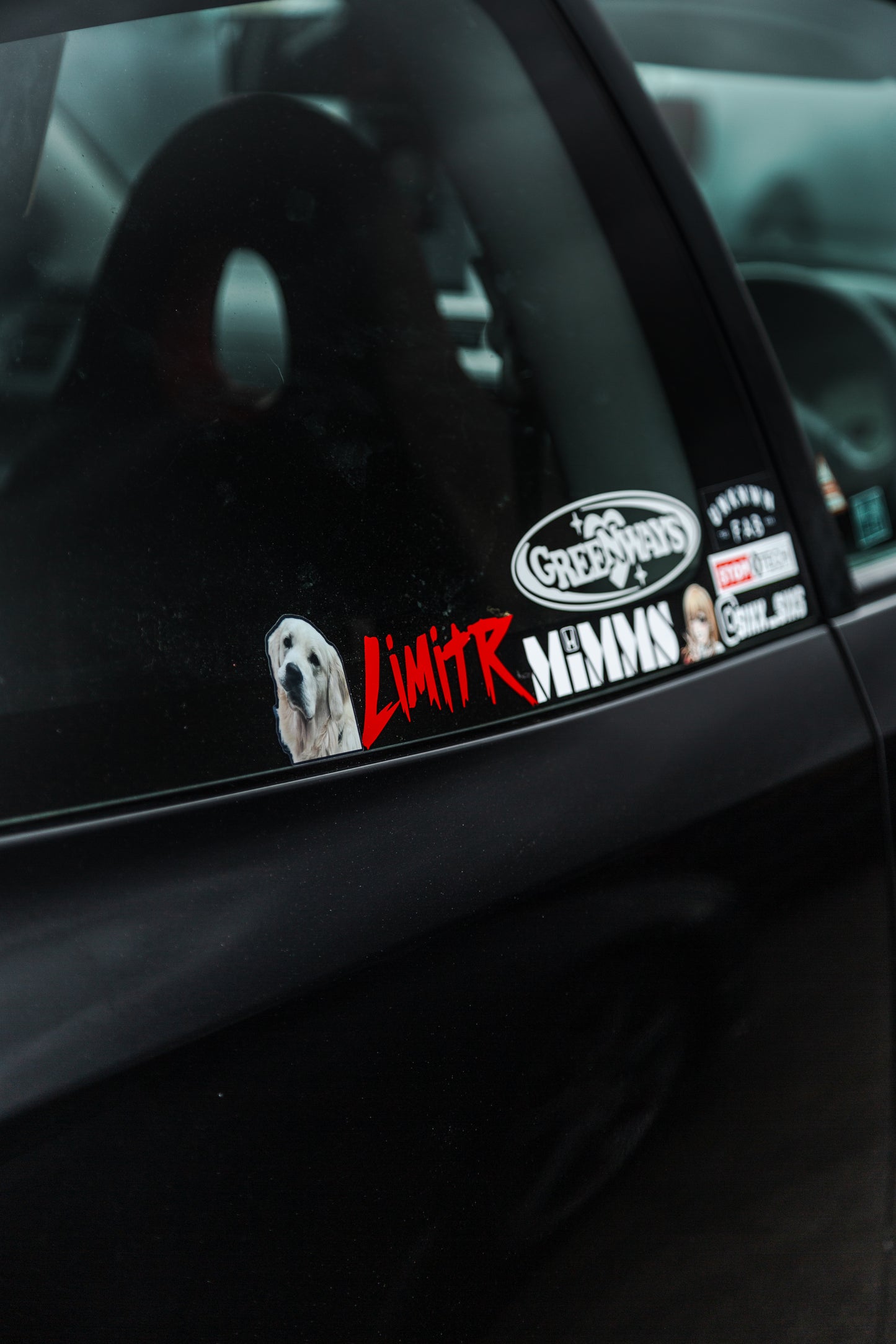 Script Logo 15cm Vinyl Cut Sticker