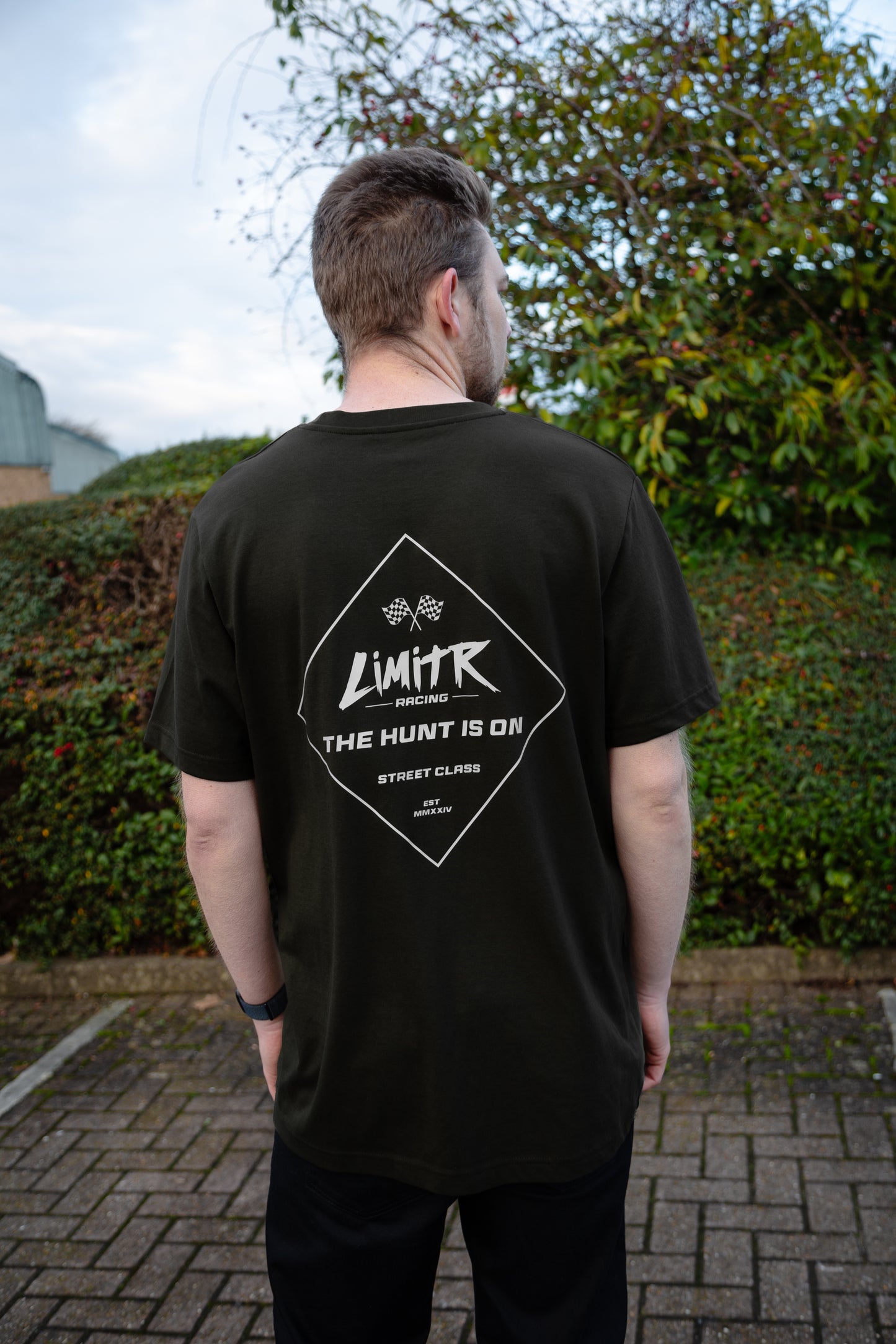 Racing Logo Relaxed Fit T Shirt