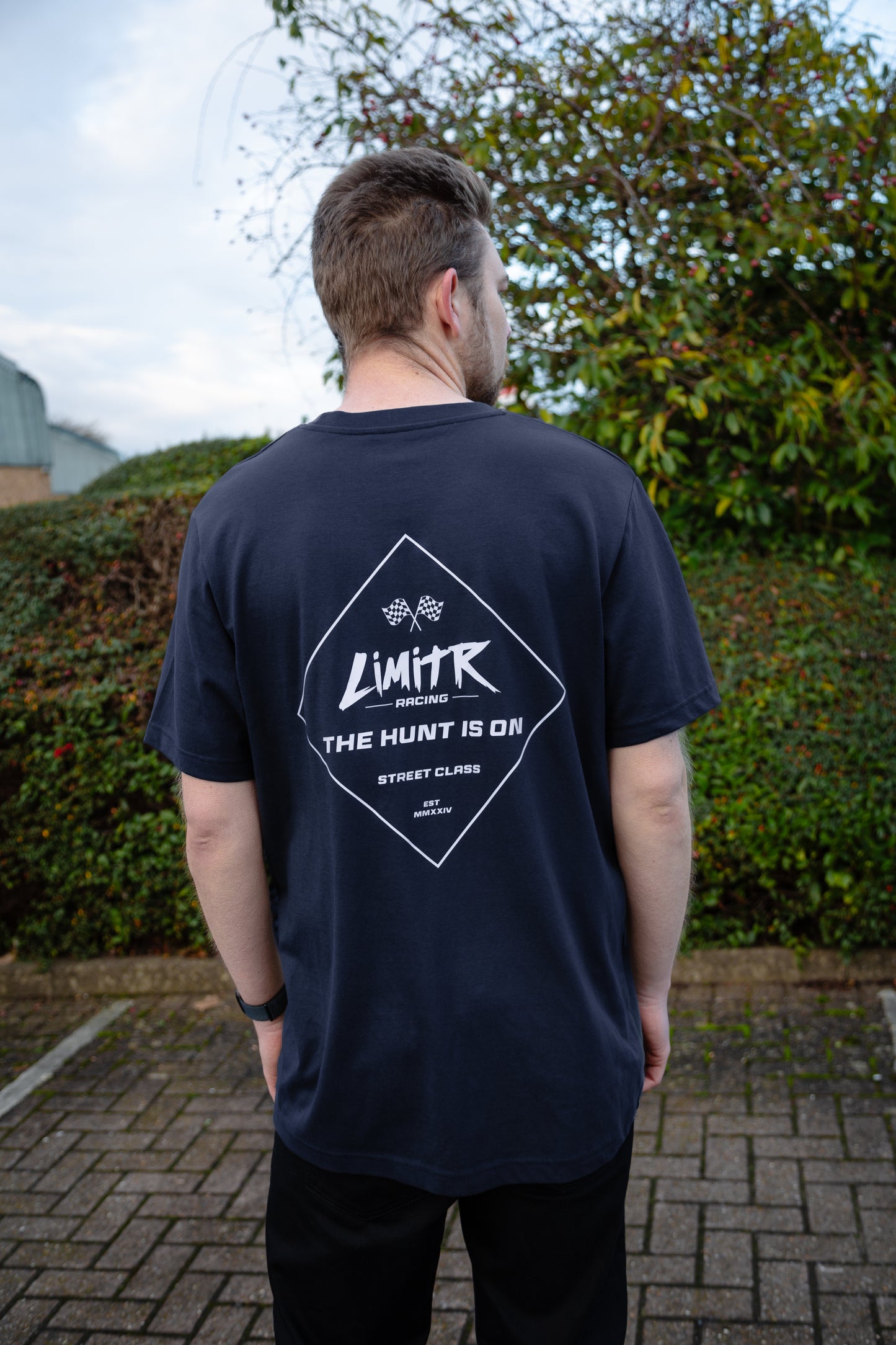 Racing Logo Relaxed Fit T Shirt