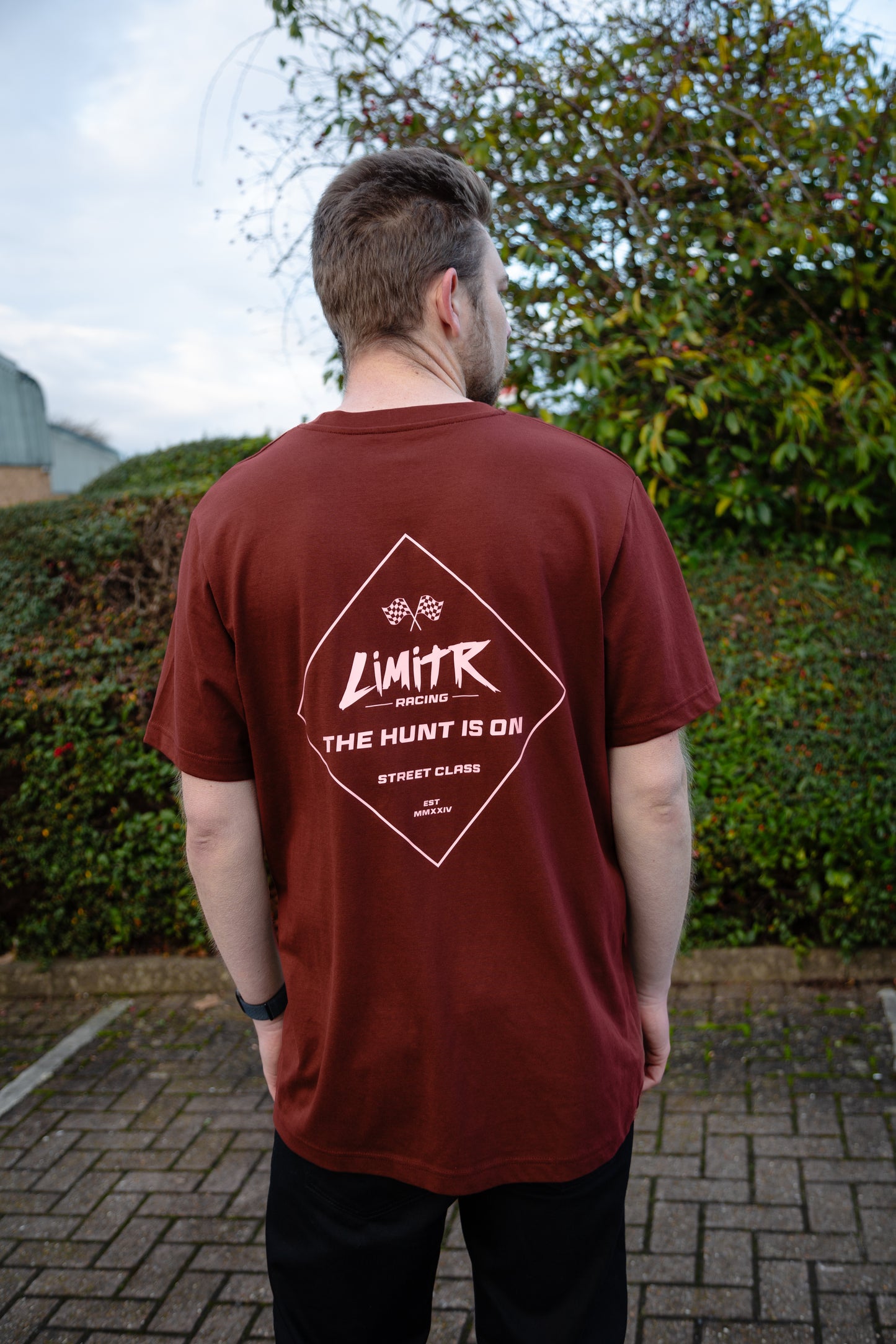Racing Logo Relaxed Fit T Shirt