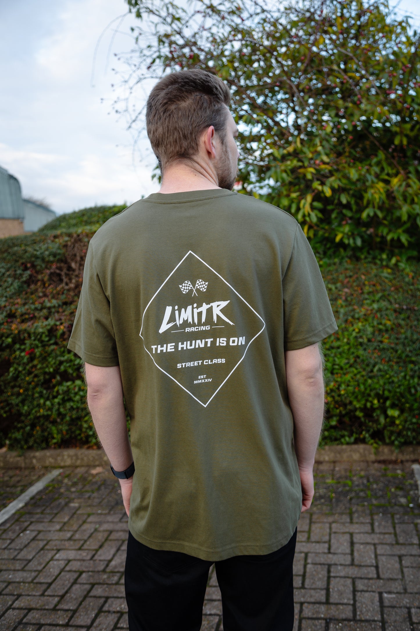 Racing Logo Relaxed Fit T Shirt
