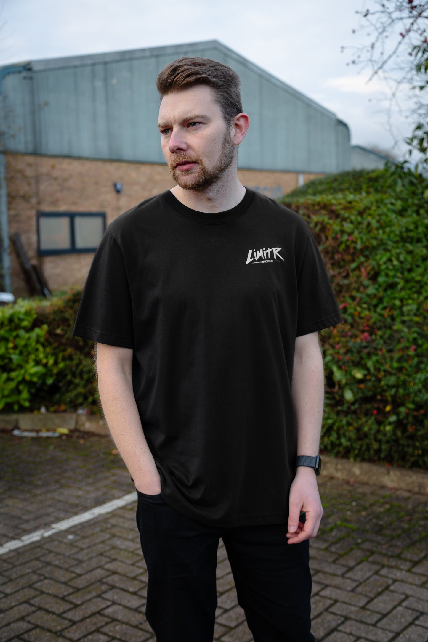 Racing Logo Relaxed Fit T Shirt
