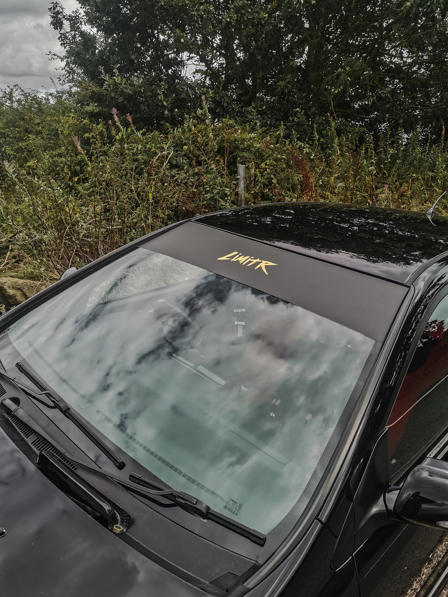 Script Logo Windscreen Banner