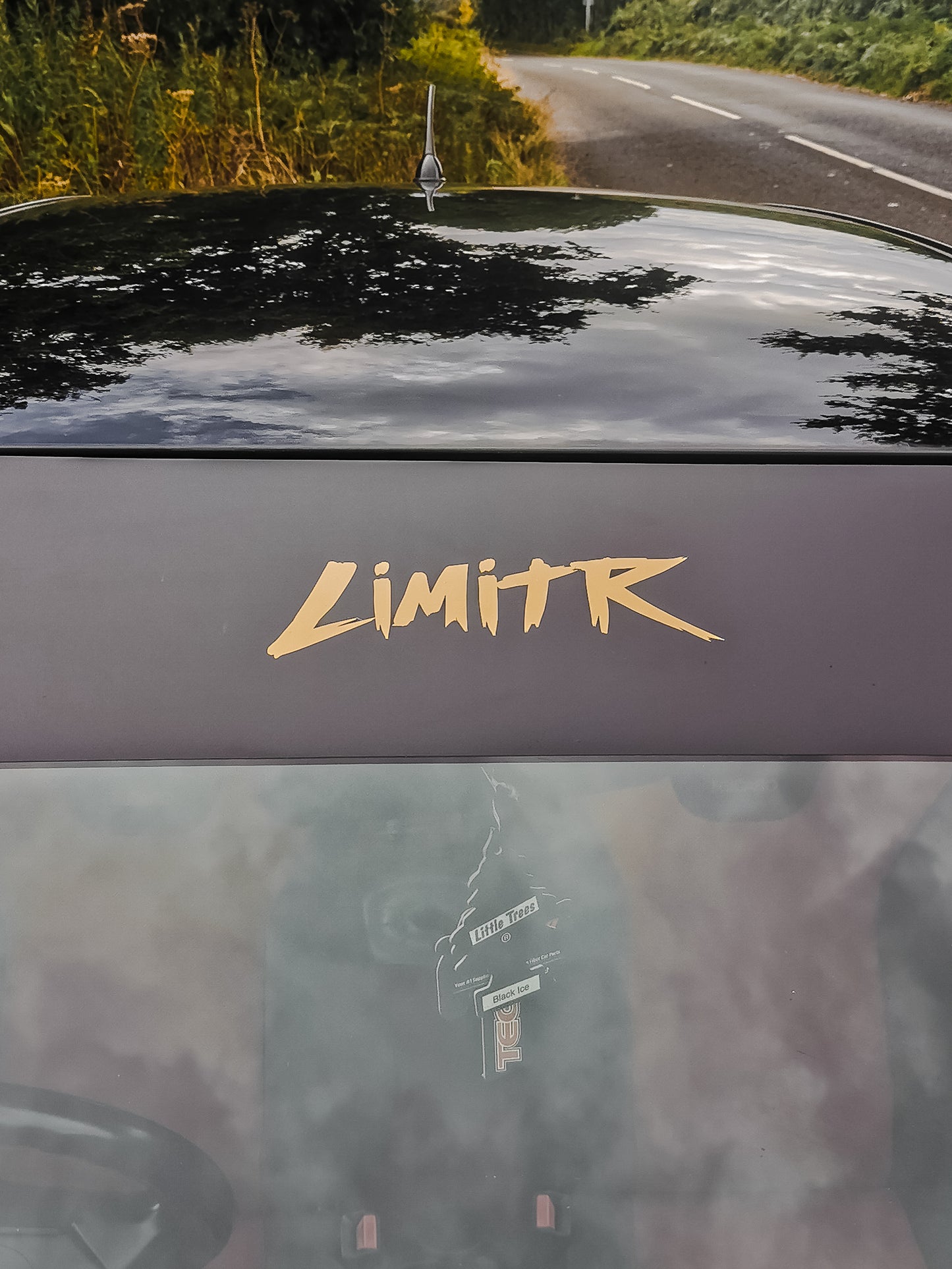 Script Logo Windscreen Banner