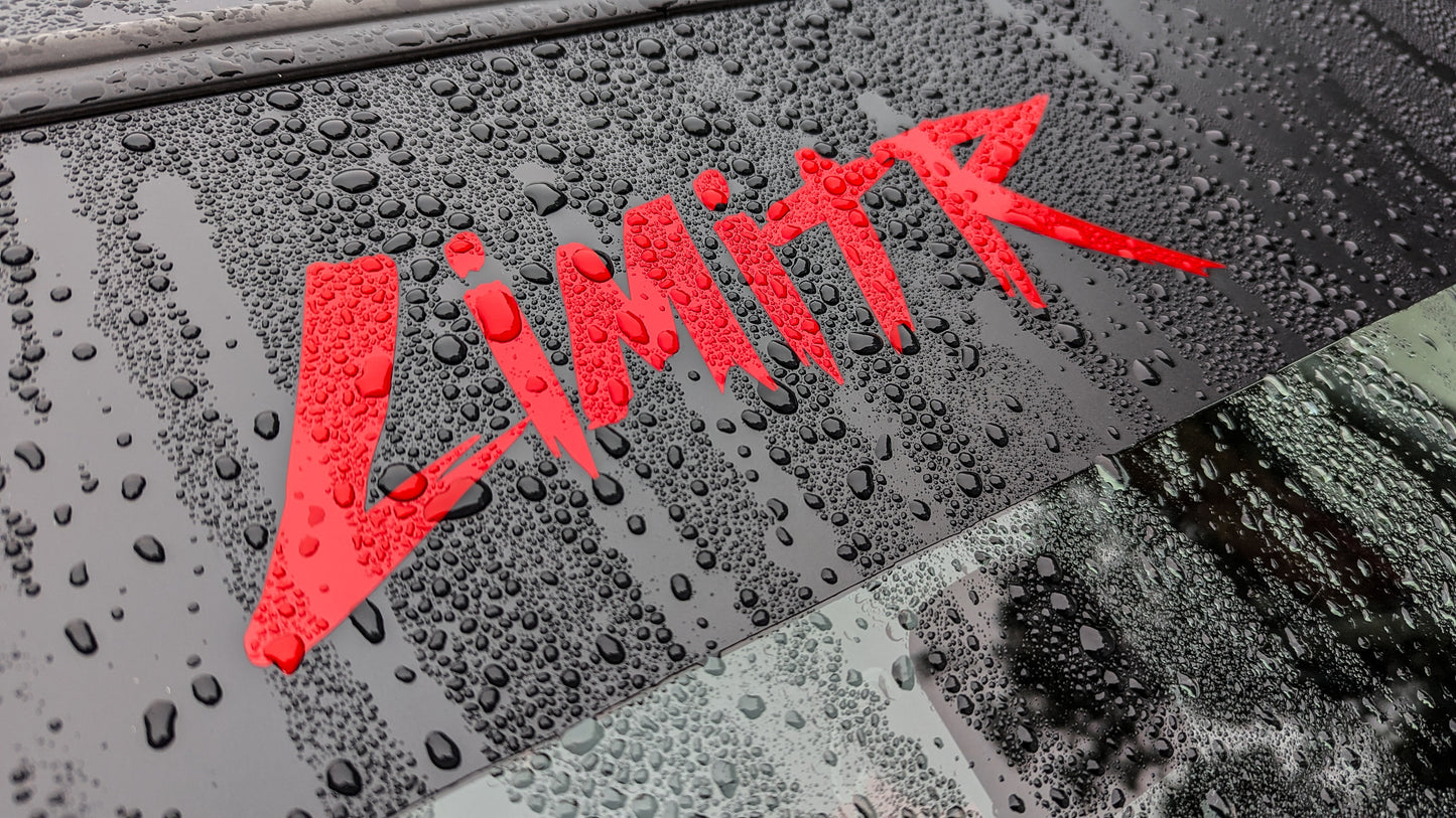 Script Logo Windscreen Banner
