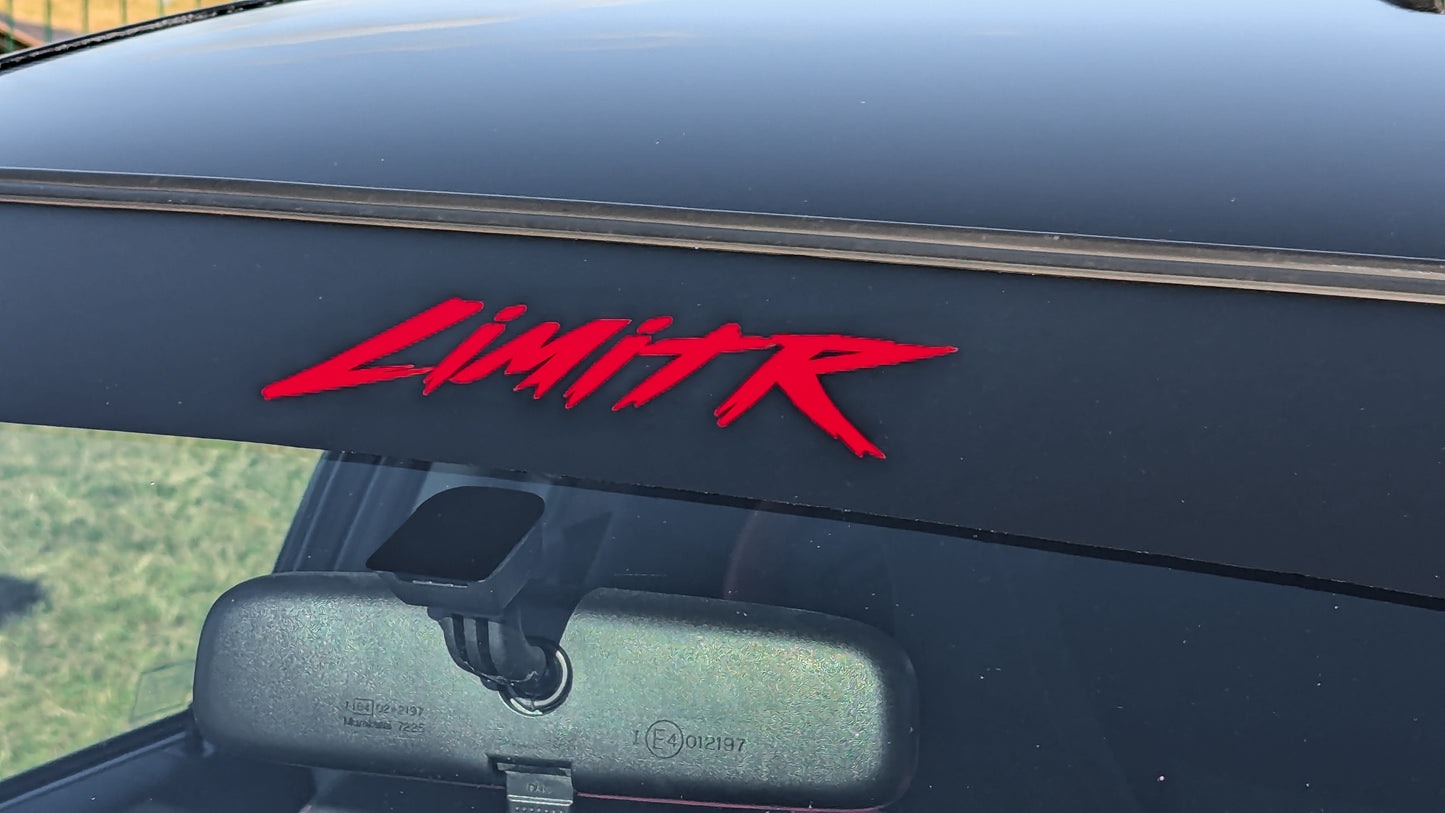 Script Logo Windscreen Banner